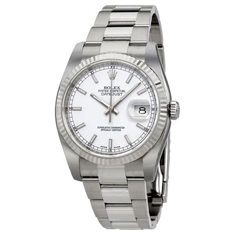 rolex oyster perpetual white dial 36mm